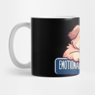 Kawaii Emotional Support puppy Dog Mug